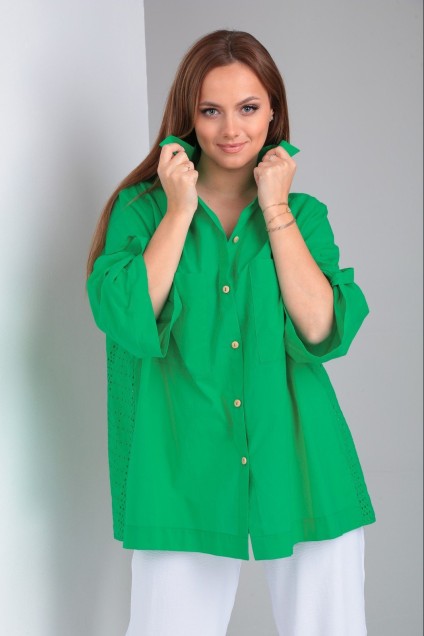 Рубашка 7625 зеленый Tvin