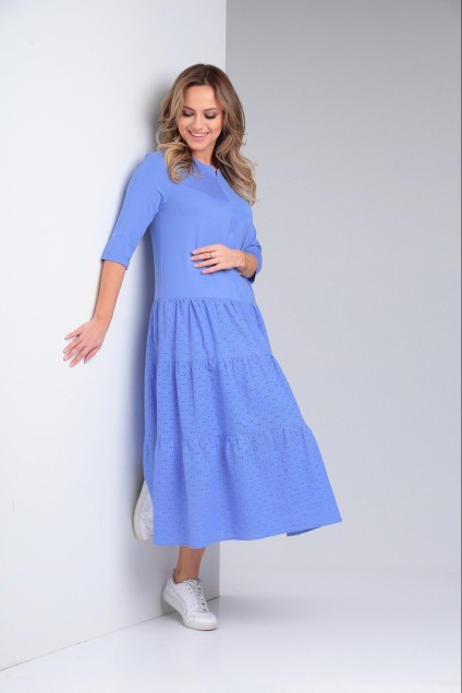 Платье 7685 голубой Tvin