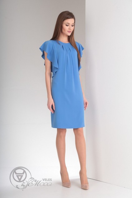 Платье 8029 голубой Tvin