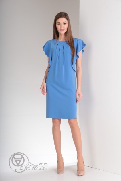 Платье 8029 голубой Tvin