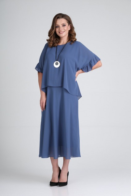 Платье 8183 темно-голубой Tvin
