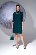 Платье 1654 темно-зеленый Твой Имидж