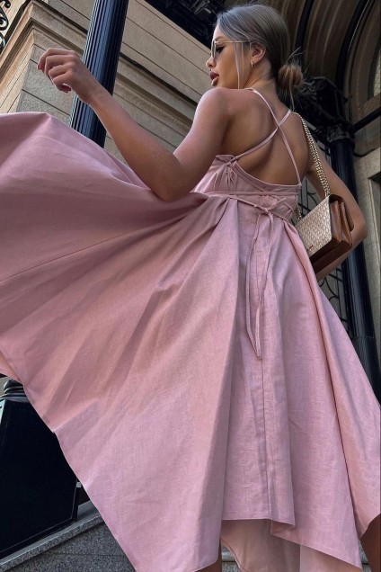 Платье 007 розовый USOVA
