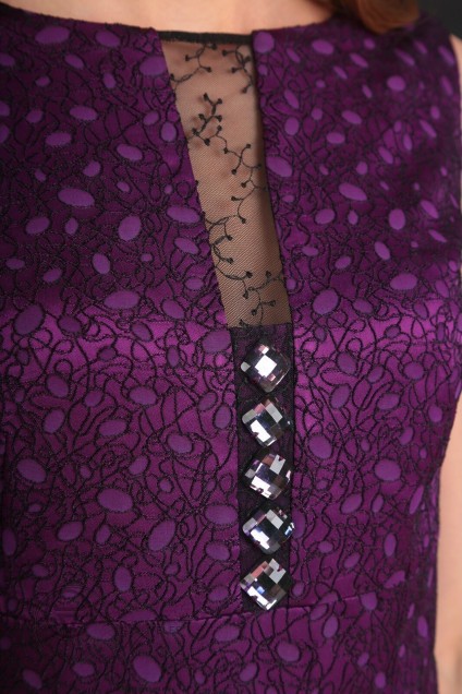 Платье 807 фиолетовый VIOLA STYLE