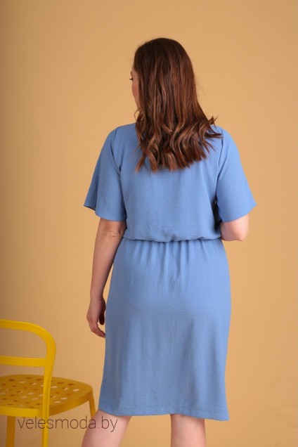 Платье 864 голубой VIOLA STYLE