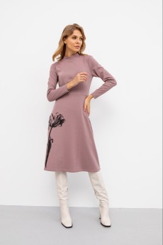 Платье 9317 пепельно-розовый VIZANTI
