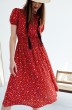 Платье 9339 красный VIZANTI