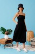Платье-сарафан 9340 черный VIZANTI