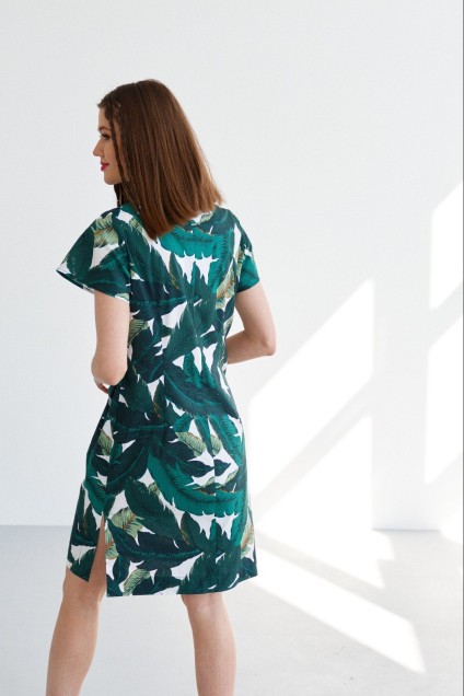 Платье 9354 зеленый VIZANTI