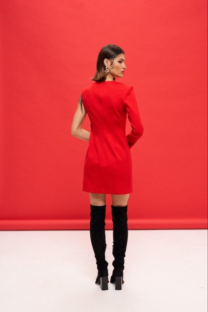 Платье 9383 красный VIZANTI