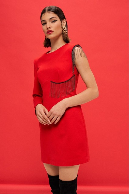 Платье 9383 красный VIZANTI
