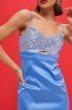 Платье 9398 голубой VIZANTI