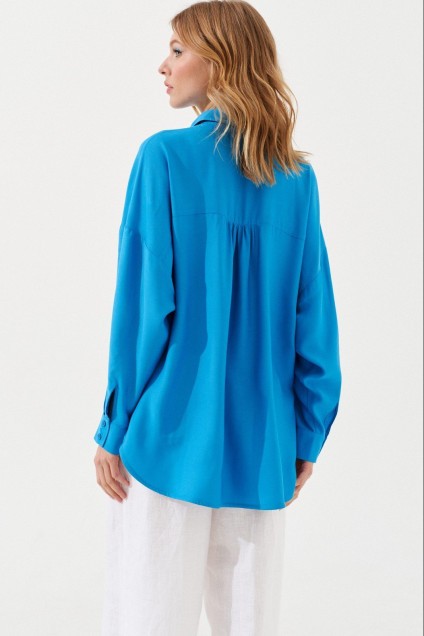 Рубашка 9601 голубой VIZANTI
