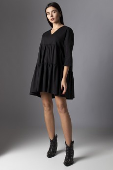 Платье 636 черный VIZAVI TEKSTIL