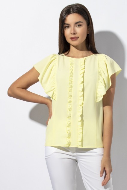 Блуза 645 желтый VIZAVI TEKSTIL