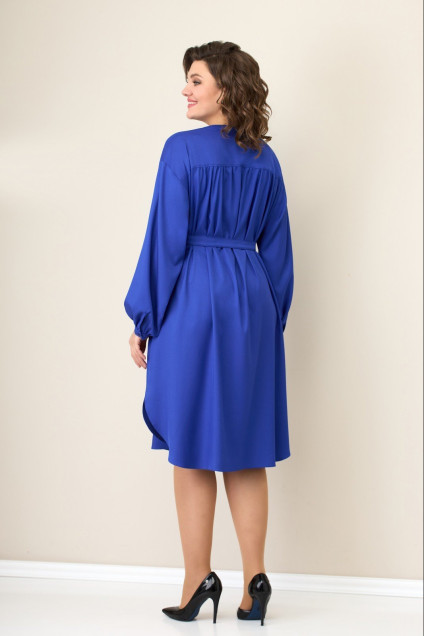 Платье 1273 васильково-синий VOLNA