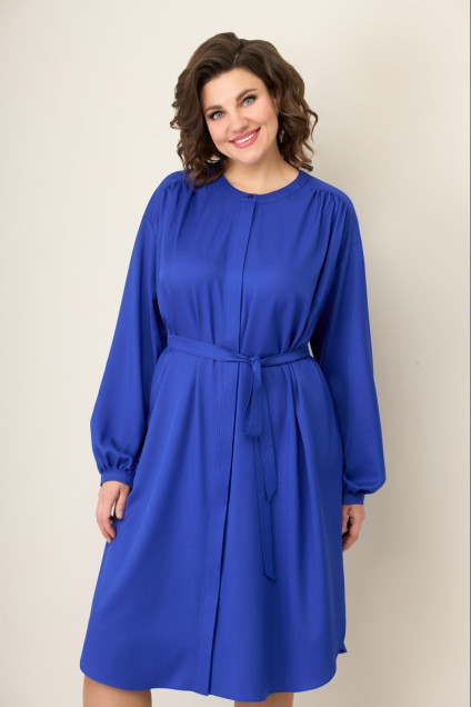 Платье 1273 васильково-синий VOLNA