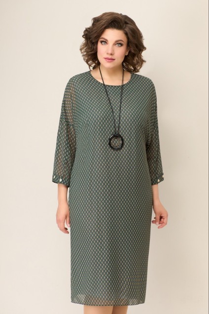 Платье 1299 мятно-зеленый VOLNA