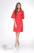 Платье 1085-1 красный VeritaModa