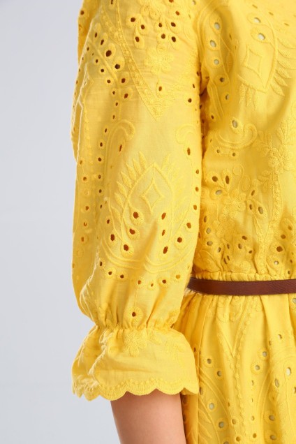 Платье 2000 желтый VeritaModa