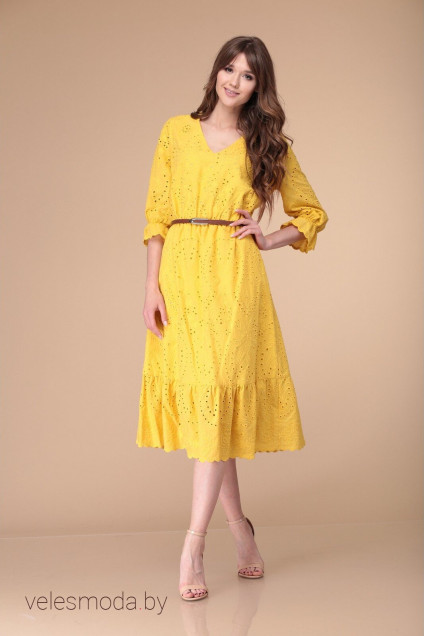 Платье 2000 желтый-1 VeritaModa