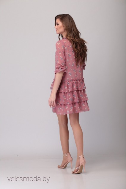 Платье 2069 розовый VeritaModa