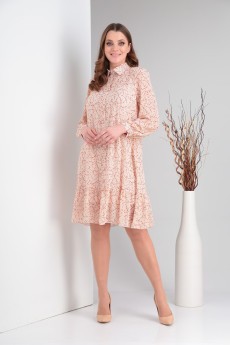 Платье 2124-1 розовый VeritaModa