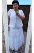 Костюм с платьем 10103-1 белый Vittoria Queen