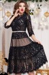 Платье 10193 черный+телесный Vittoria Queen