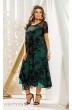 Платье 11353-1 черный+зелень Vittoria Queen