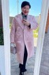 Пальто 14413 розовый Vittoria Queen