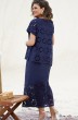 Костюм с платьем 16243-1 темно-синий Vittoria Queen