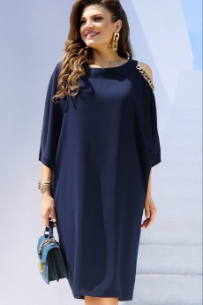 Платье 16963-3 темно-синий Vittoria Queen