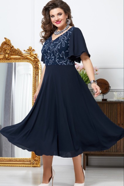Платье 17543 темно-синий Vittoria Queen