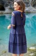 *Платье 18493-1 темно-синий Vittoria Queen