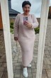 *Платье 19803 клетка пудрово-розовый Vittoria Queen
