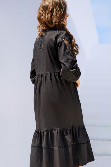 Платье 20093 черный Vittoria Queen