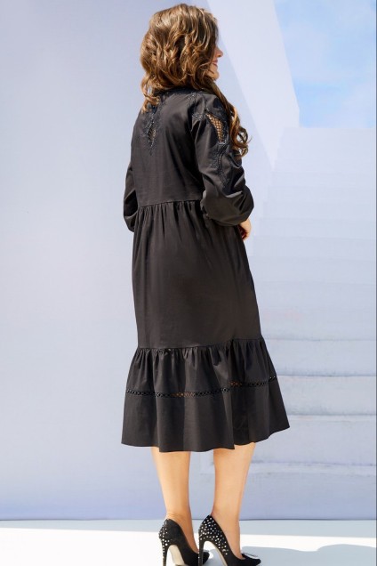 Платье 20093 черный Vittoria Queen