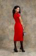 Платье 6113 красный YFS