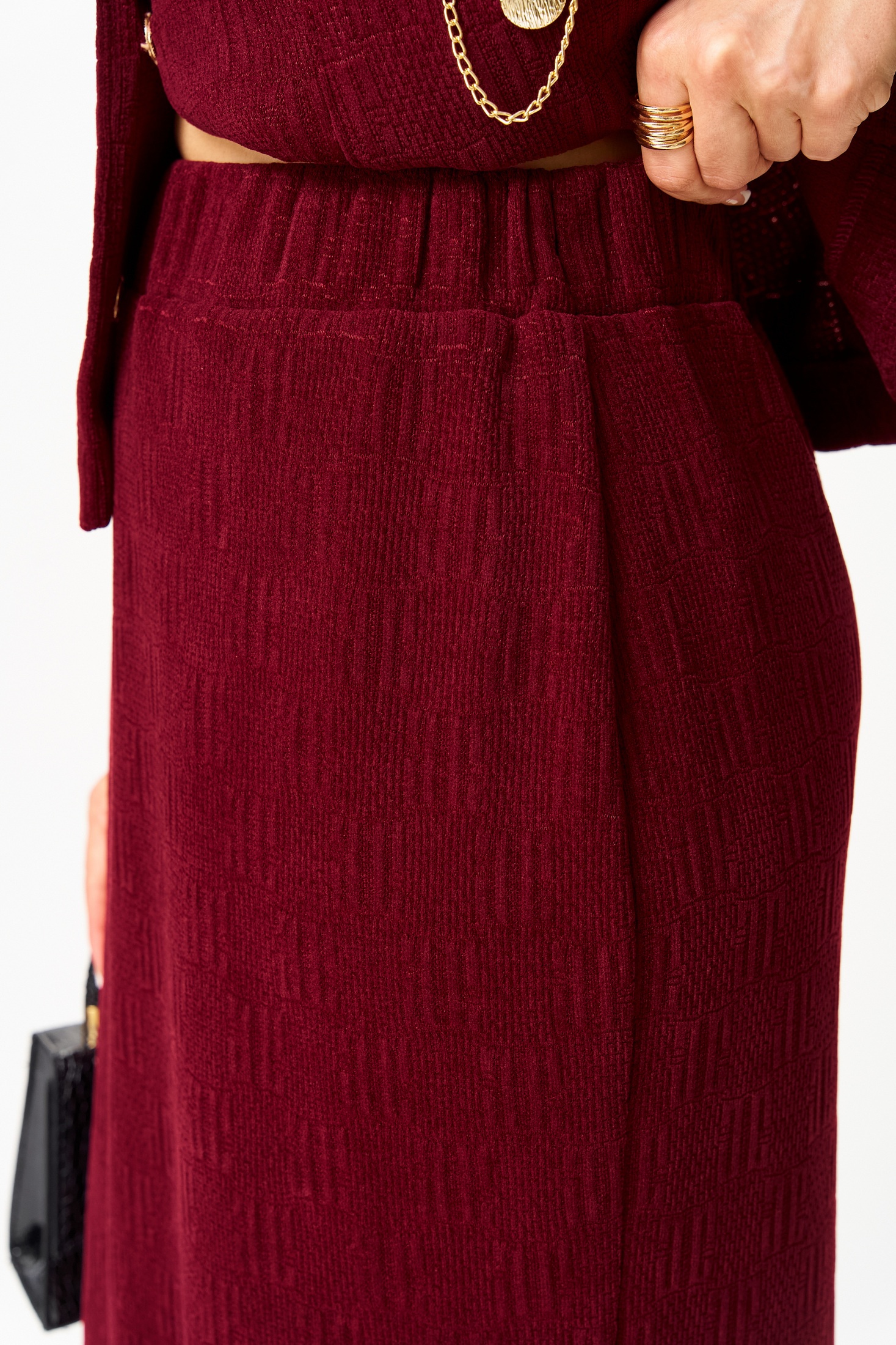 Костюм с юбкой 24115А винный AIRA style фото 4 Костюм с юбкой 24115А винный AIRA style фото 4