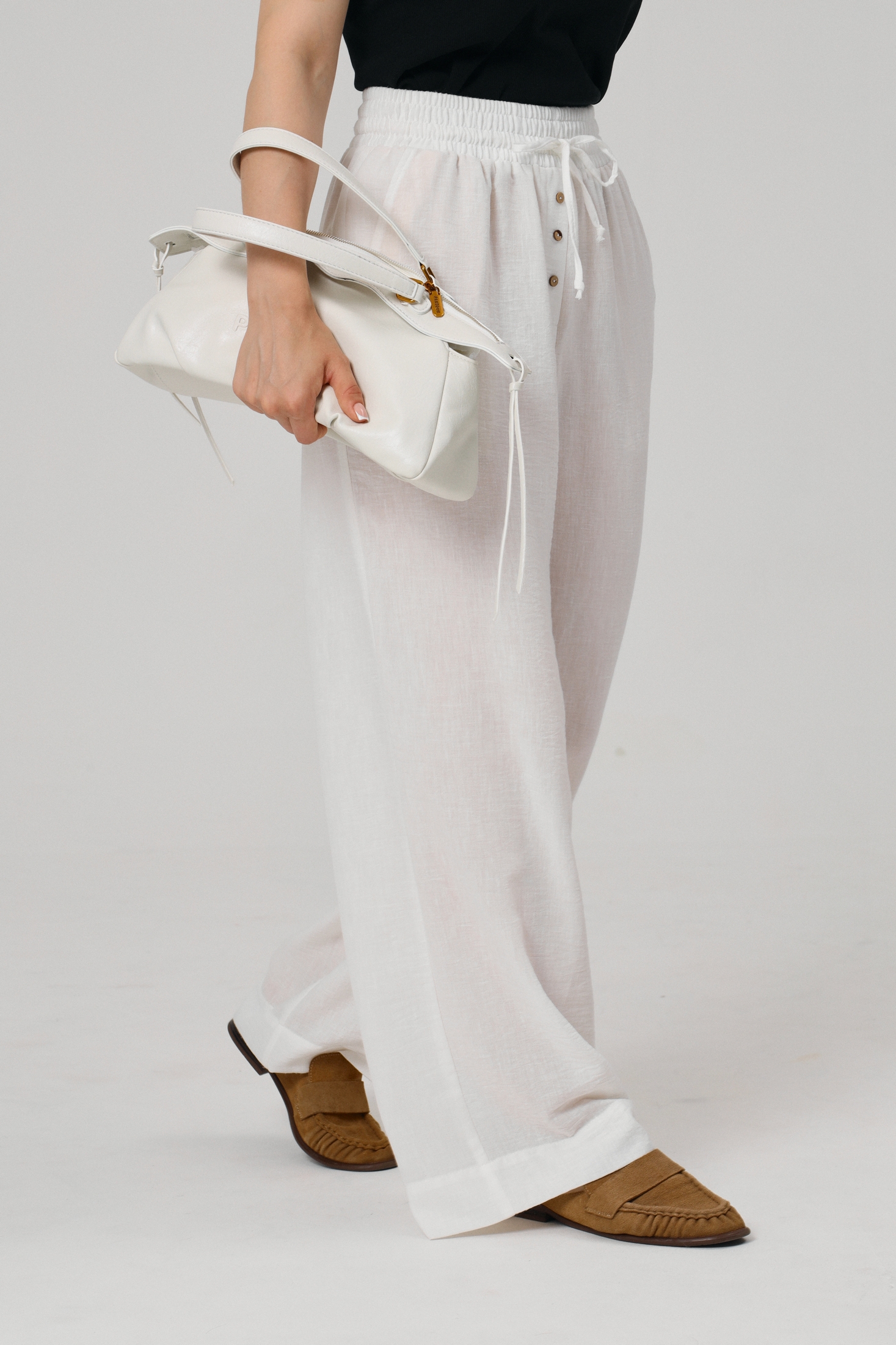 Брюки 4004 белый ALIN фото 3 Брюки 4004 белый ALIN фото 3