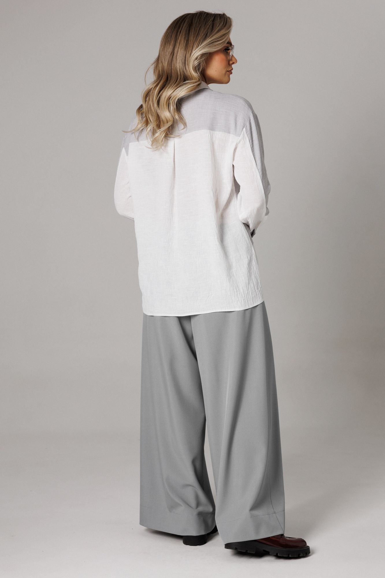 Костюм брючный 1242-2 французский серый Anastasia фото 2 Костюм брючный 1242-2 французский серый Anastasia фото 2