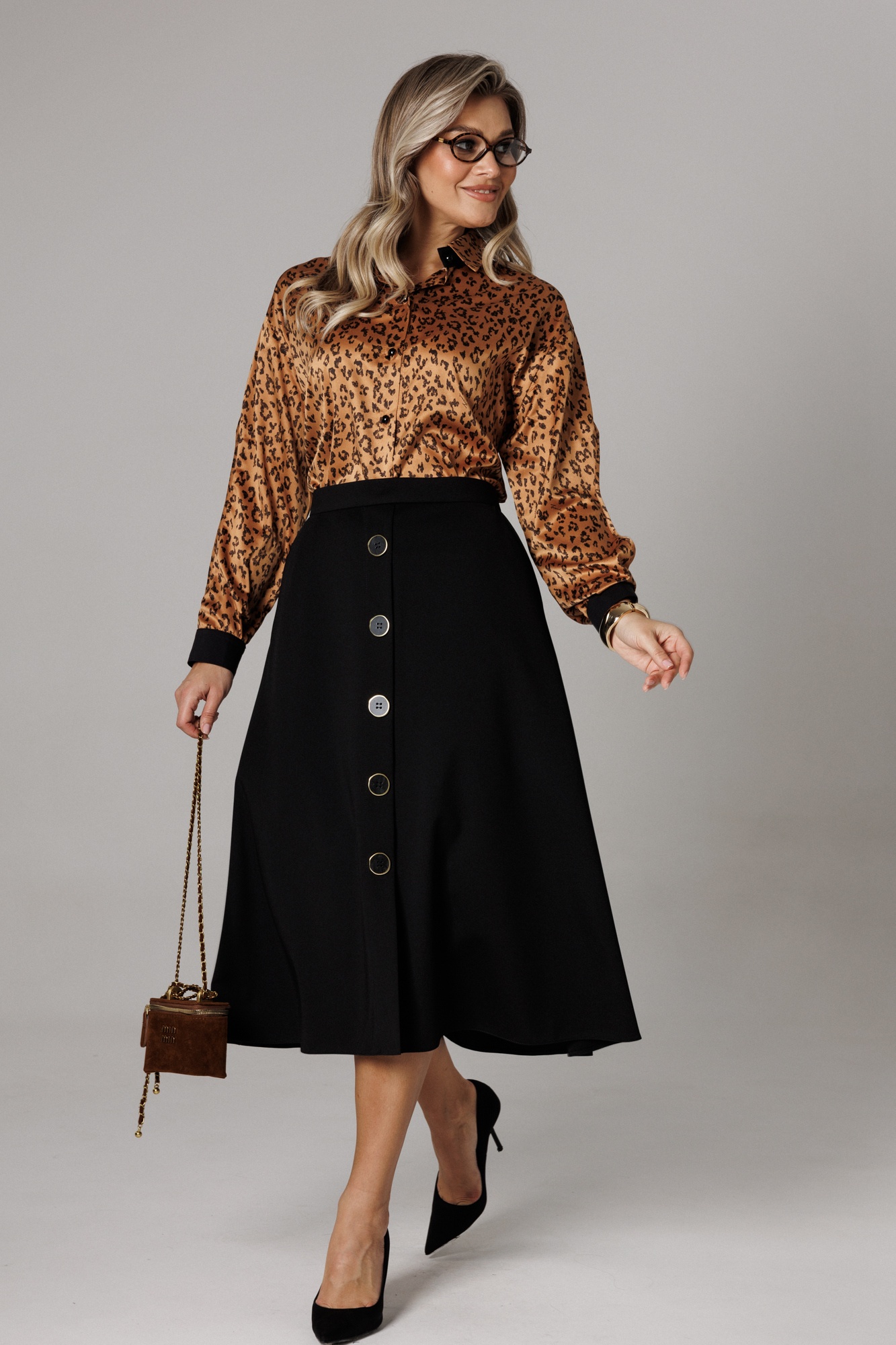 Костюм с юбкой 1306 золото Anastasia фото 3 Костюм с юбкой 1306 золото Anastasia фото 3