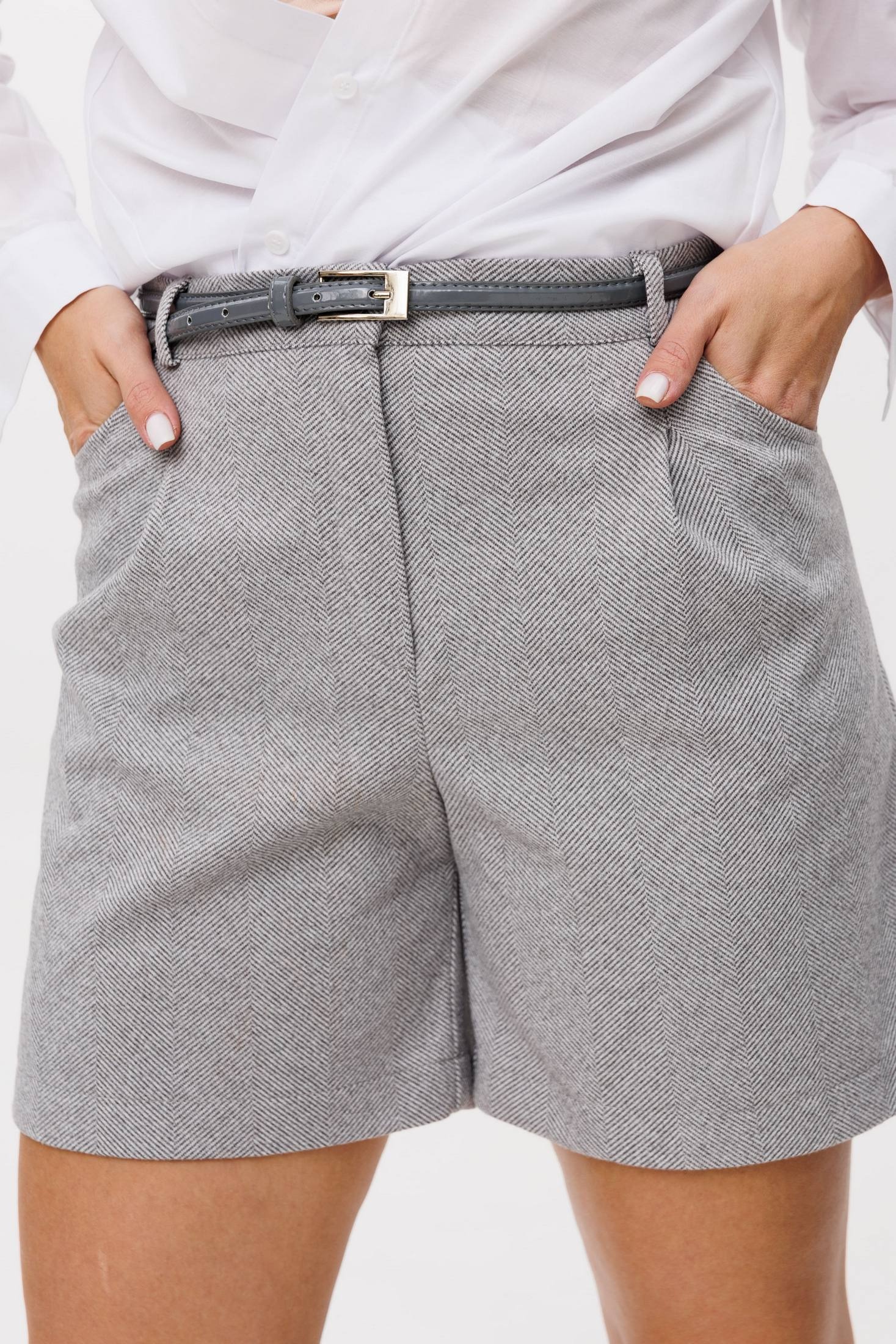 Шорты 1403 серый ангел Anelli фото 3 Шорты 1403 серый ангел Anelli фото 3