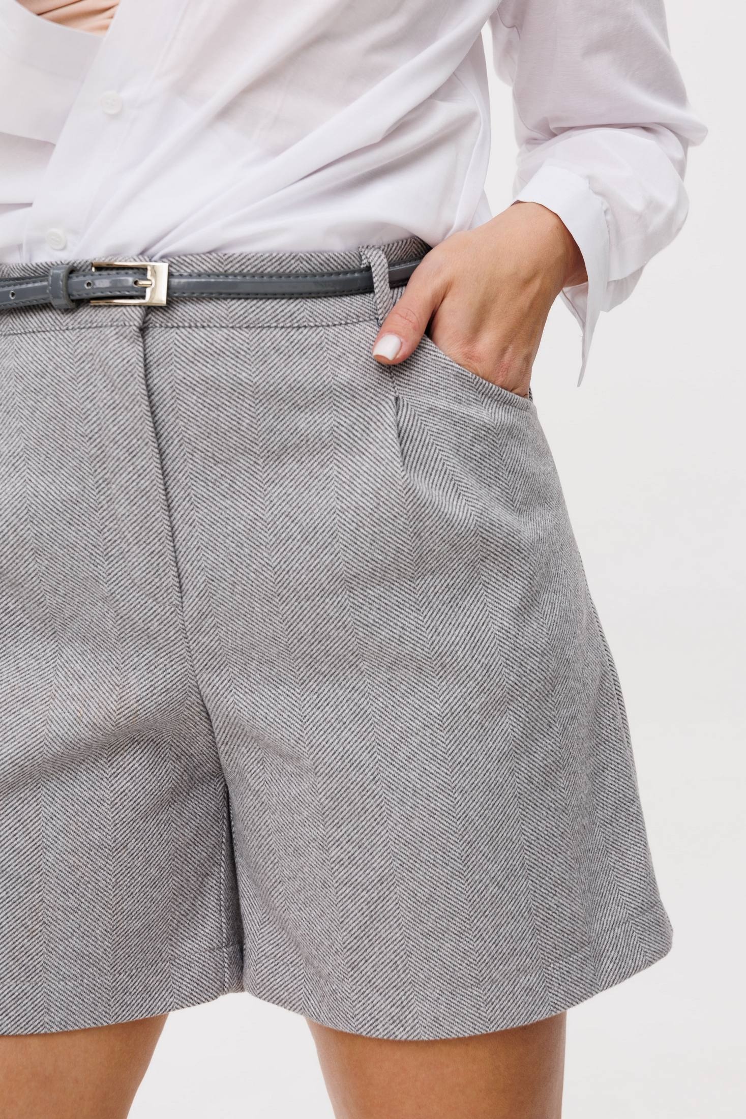 Шорты 1403 серый ангел Anelli фото 5 Шорты 1403 серый ангел Anelli фото 5