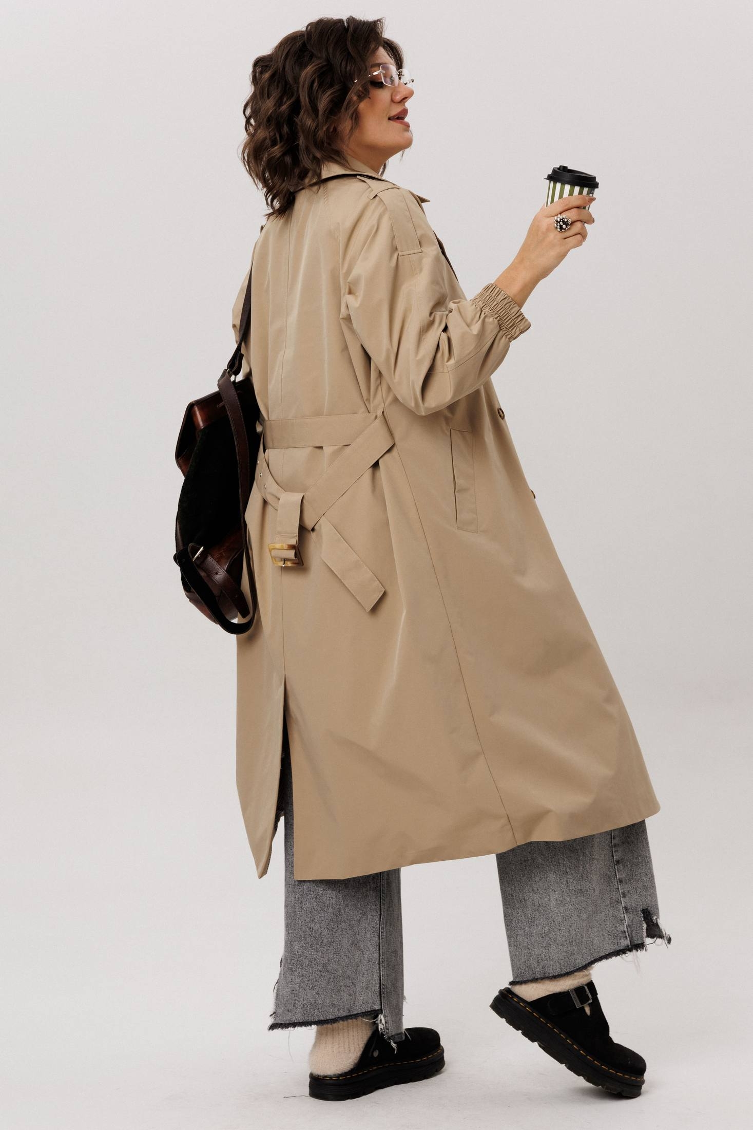 *Плащ 1419 карри Anelli