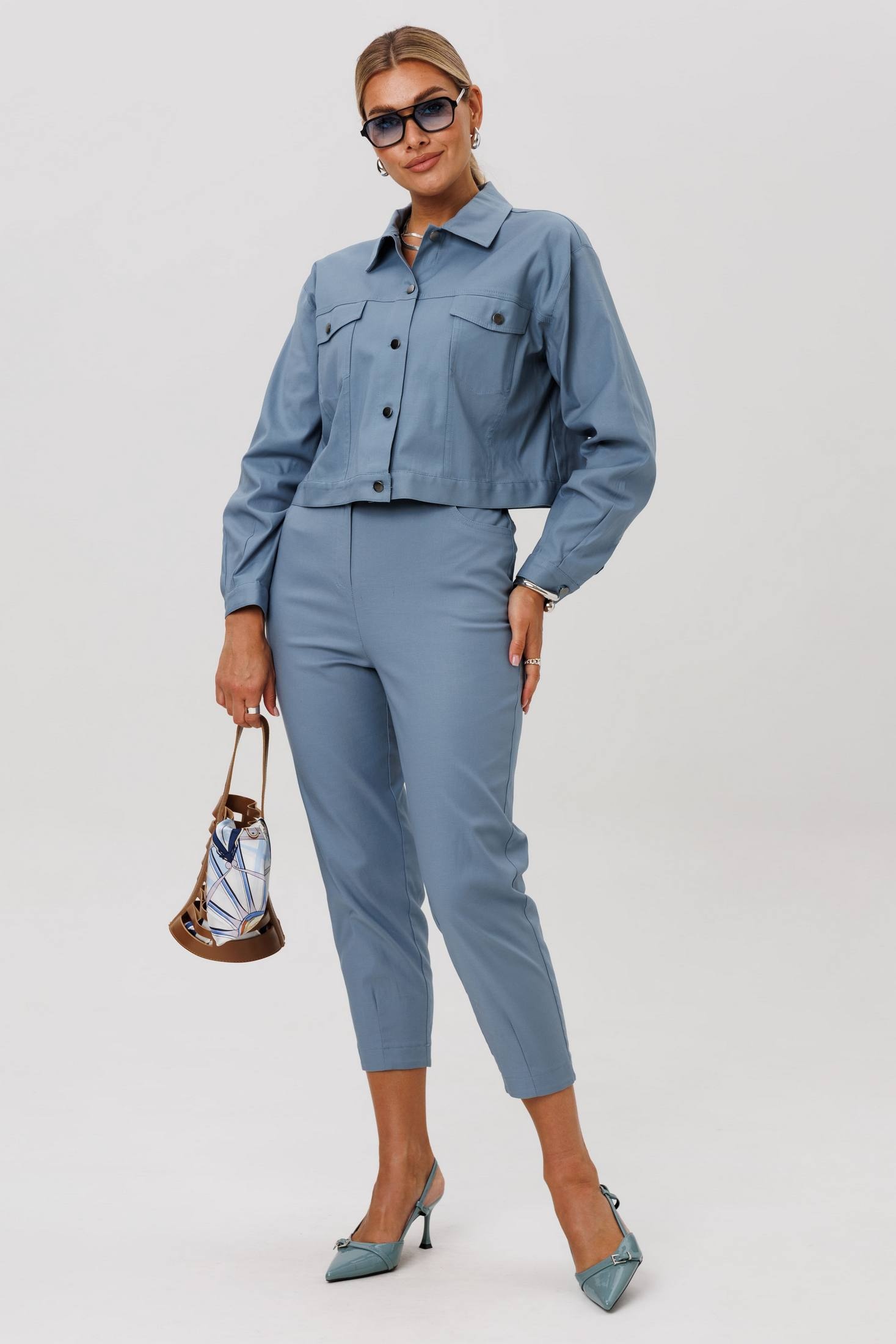 Костюм брючный 1565 горная роса Anelli Костюм брючный 1565 горная роса Anelli