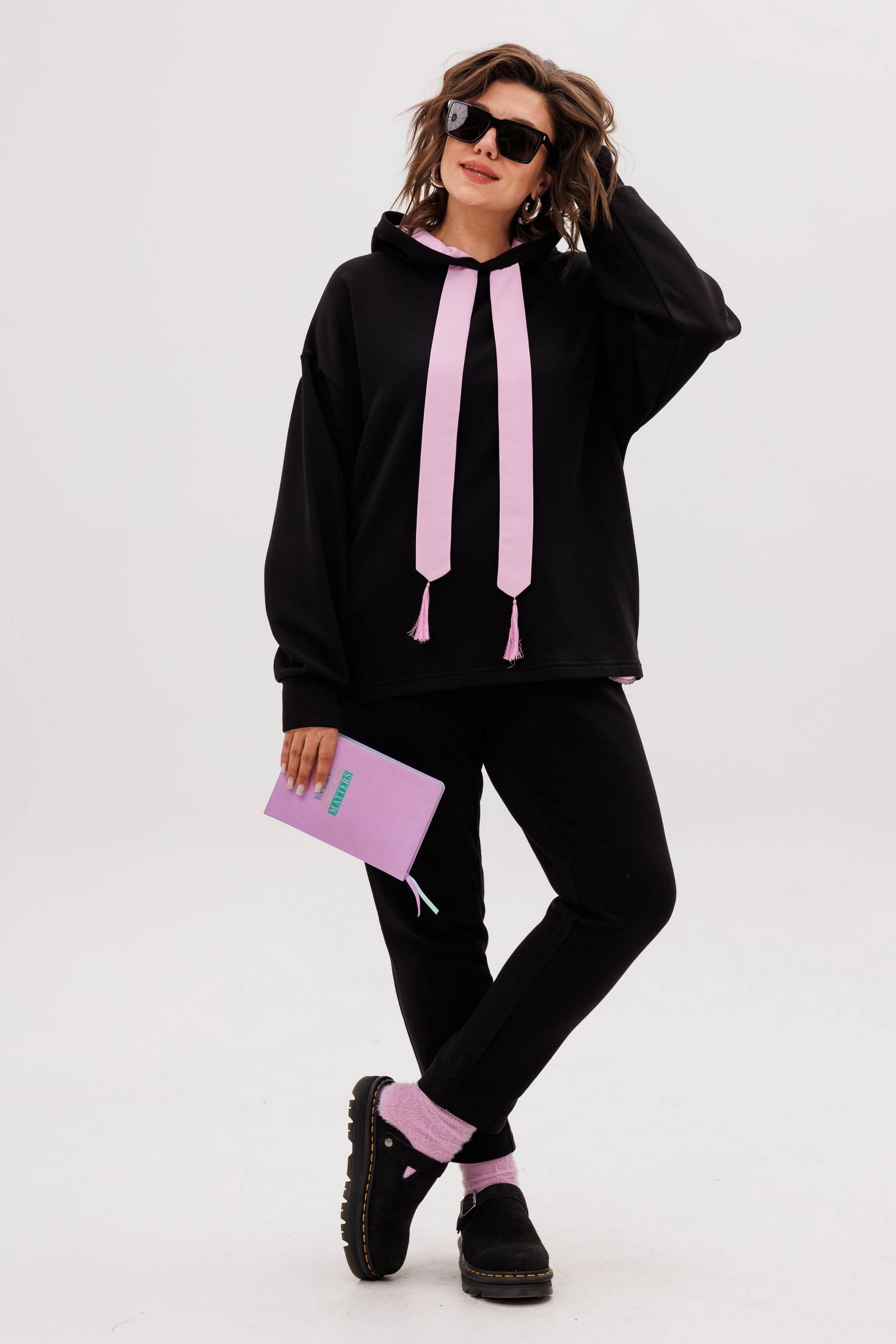 Костюм брючный 1720 розовая пантера Anelli фото 5 Костюм брючный 1720 розовая пантера Anelli фото 5