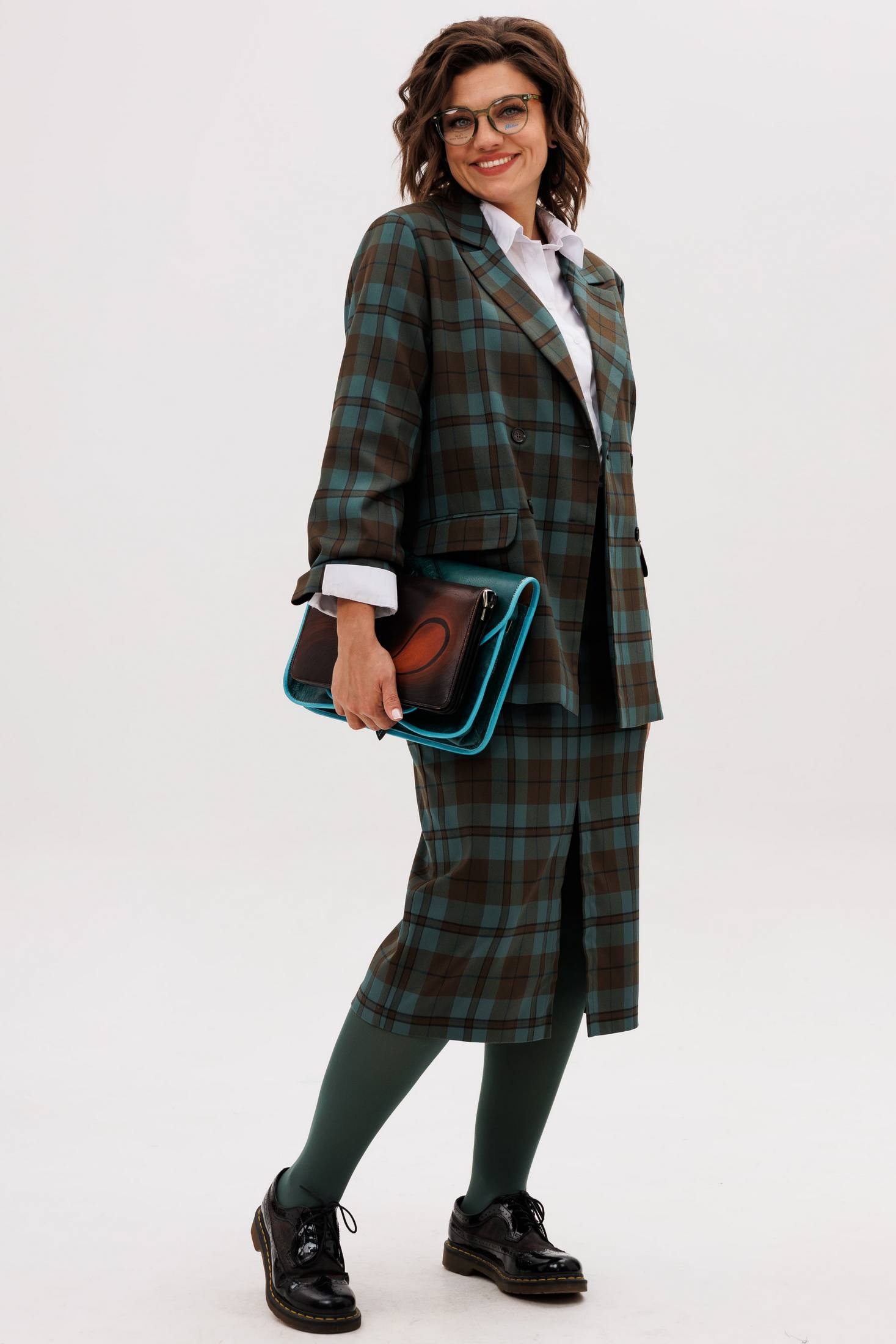 Костюм с юбкой 1721 гудвин Anelli