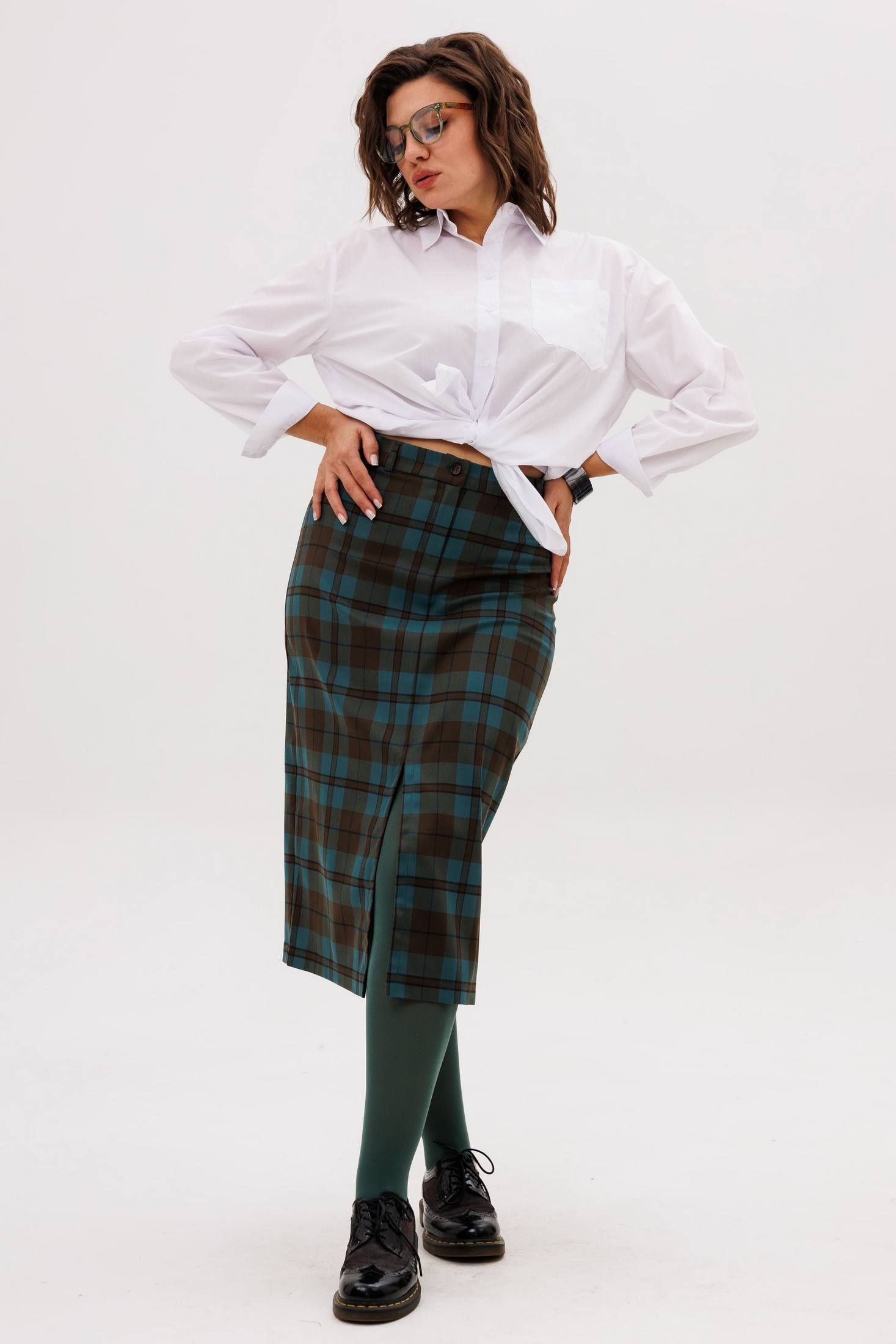 Костюм с юбкой 1721 гудвин Anelli